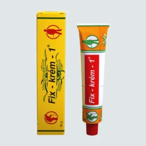 Fix - Creme - 1. Kräutercreme bei Schmerzen in Wirbelsäule, Muskeln, Gelenken und Beinen nach Originalrezeptur mit stark schmerzstillender, entzündungshemmender und antiviraler Wirkung. Wirksame Hilfe auch bei Krampfadern und Hämorrhoiden. Enthält einen hohen Anteil an Kräutermazerat aus Calendula und Thymian sowie Menthol und Kampfer.