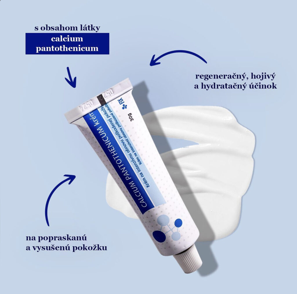 Regeneration der Haut nach Sonnenbrand mit der Calcium Pantothenicum-Creme